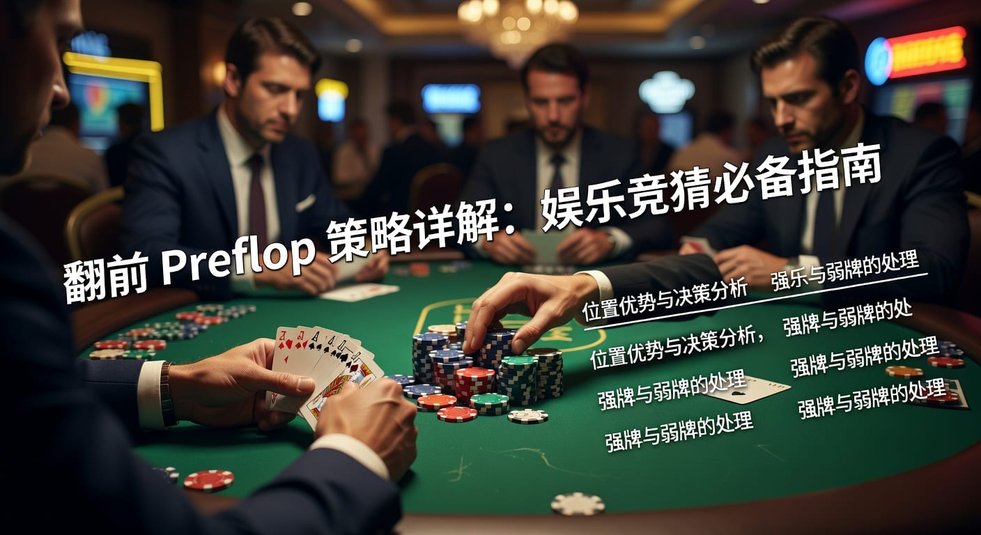 翻前 preflop：赛前决策基础框架与实战思路